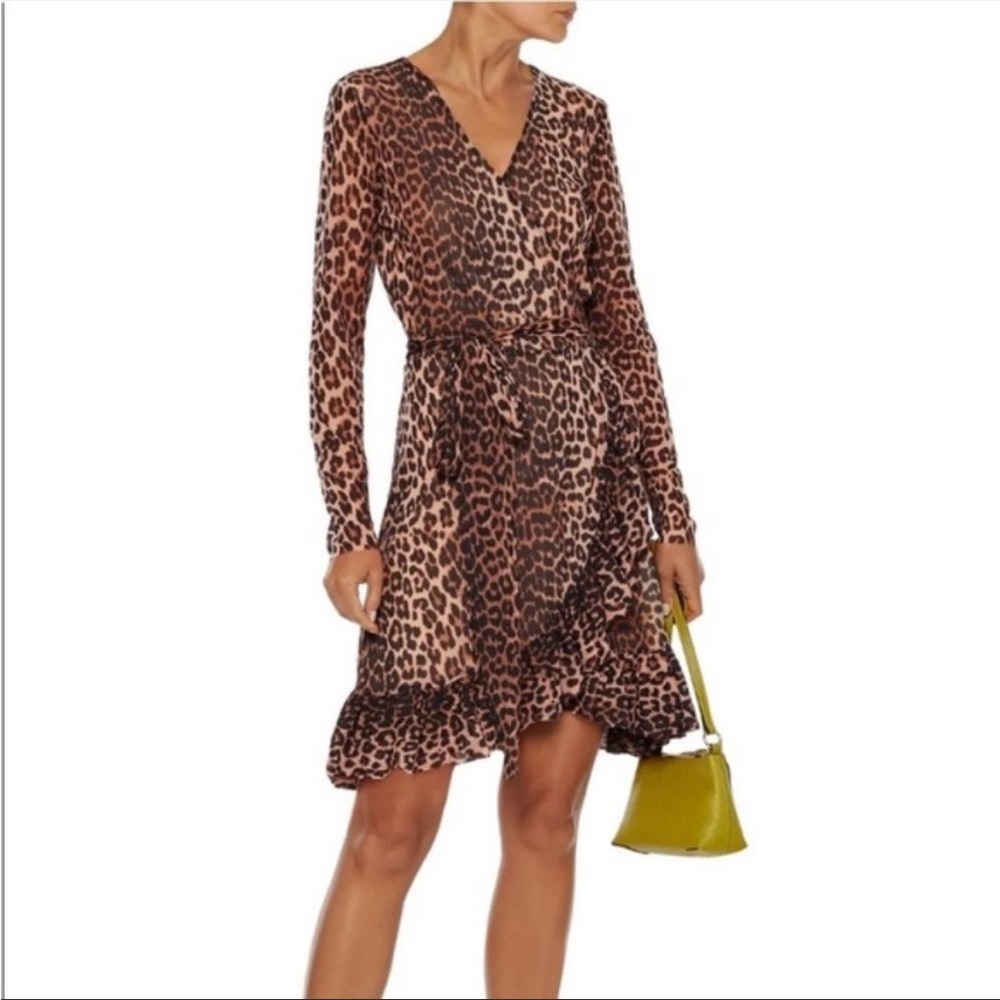 Ganni Leopard Dress
